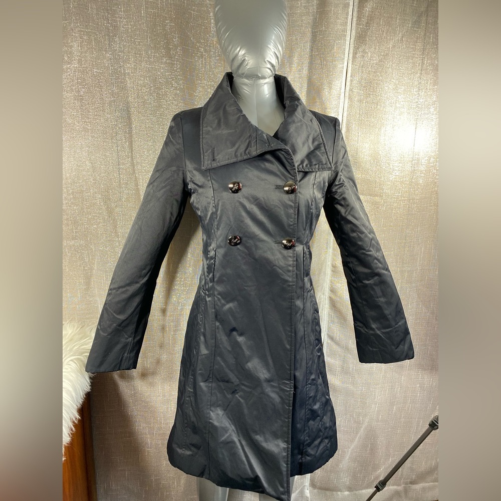GUESS Jet Black Trench Chaqueta casual Últimas
